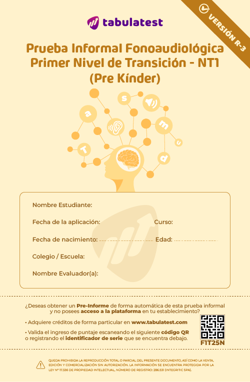 Prueba NTº1 Fonoaudiológica
