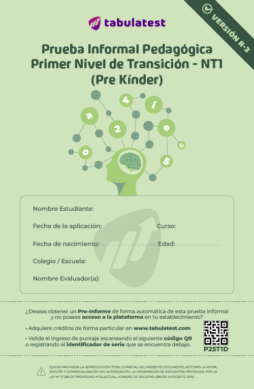 Prueba NTº1 Pedagógica